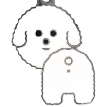 Thérèse Tags- 貴賓犬(白)